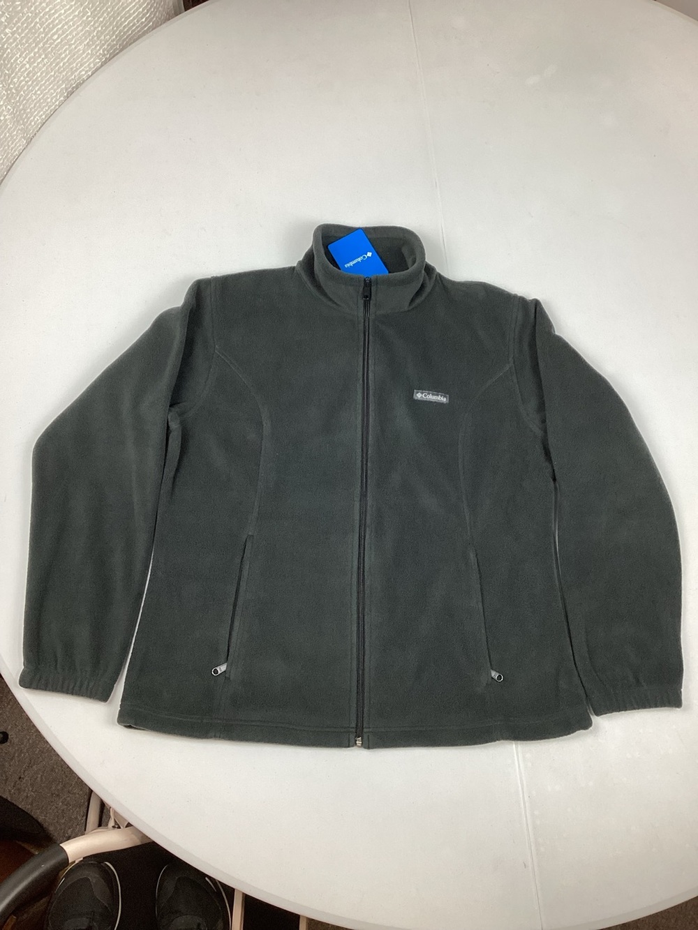 Columbia Mount Cannon Fleece Full Zip Jacket Dark Gray XL New with tag